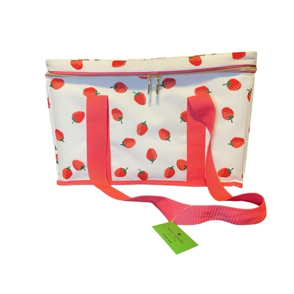 Kate Spade Cooler Bag Strawberry Classy Large Brand New With Tag - Picture 1 of 9